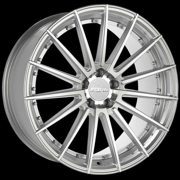 720Form RF3-V 22x10.5 5x112 40 66.6 Silver - Machined Face