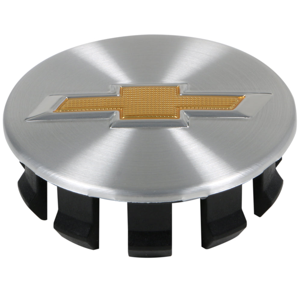 OEM Chevrolet Cap- Machined With Gold Logo (53mm)
