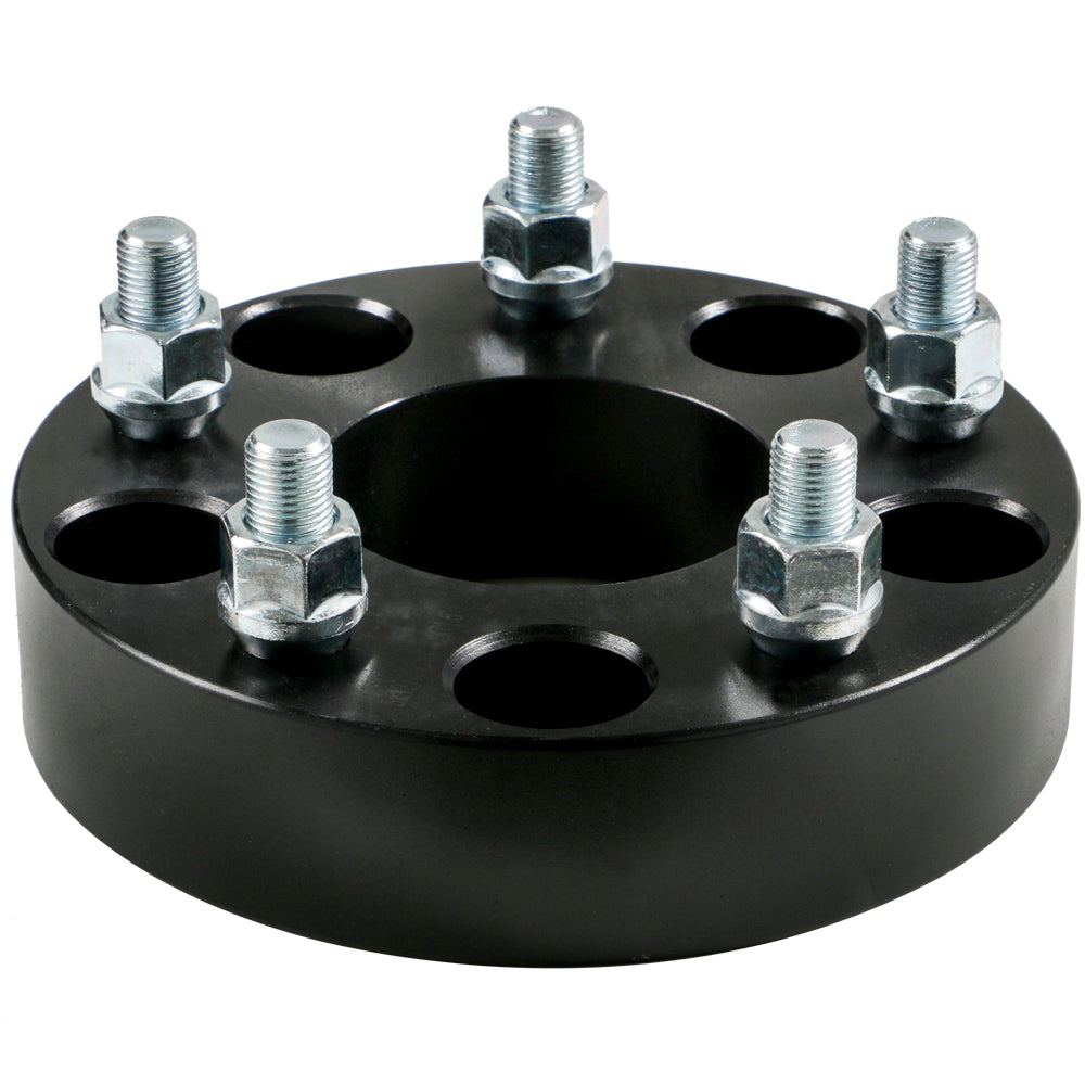 Billet Wheel Adapter-Black-5x127 to 5x127mm-Bore 71.5mm-Thickness 38mm (1.50'')-1/2'' RH