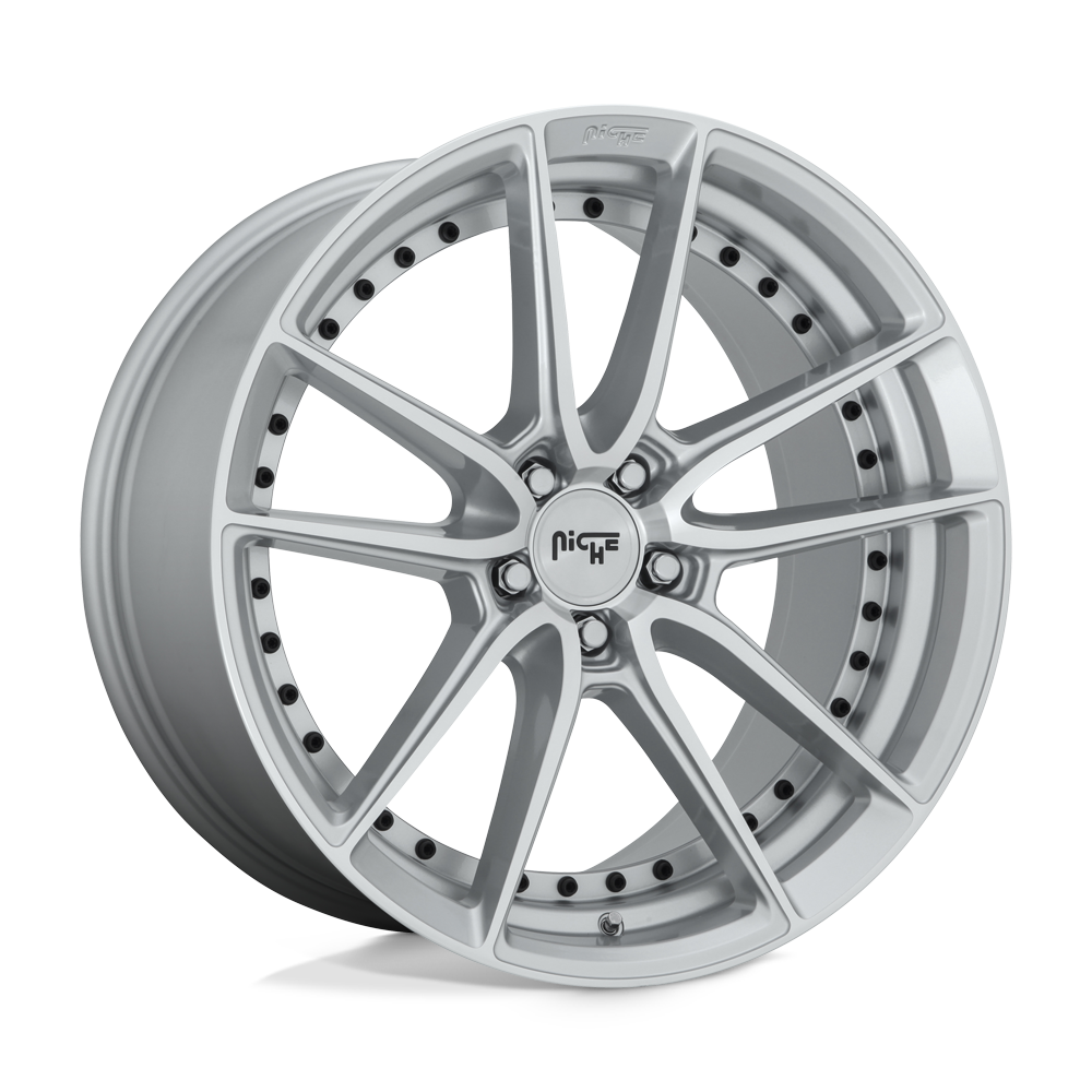 Niche 1PC M221 DFS 20x10.5 5x112 40 66.56 Gloss Silver Machined