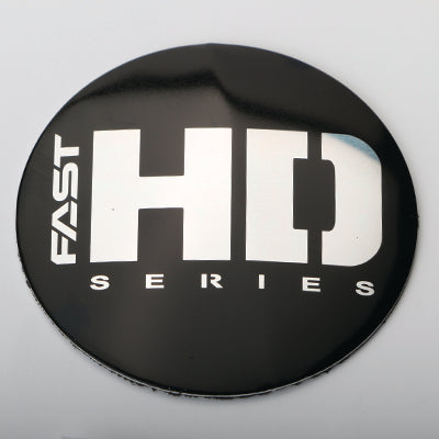 Black Emblem With Chrome (FAST HD series) Logo - Dome - EM-530DBCF