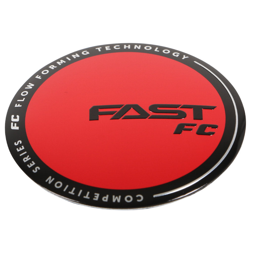 Red Emblem With Black (FAST FC) Logo - Dome - EM-566DRBFC