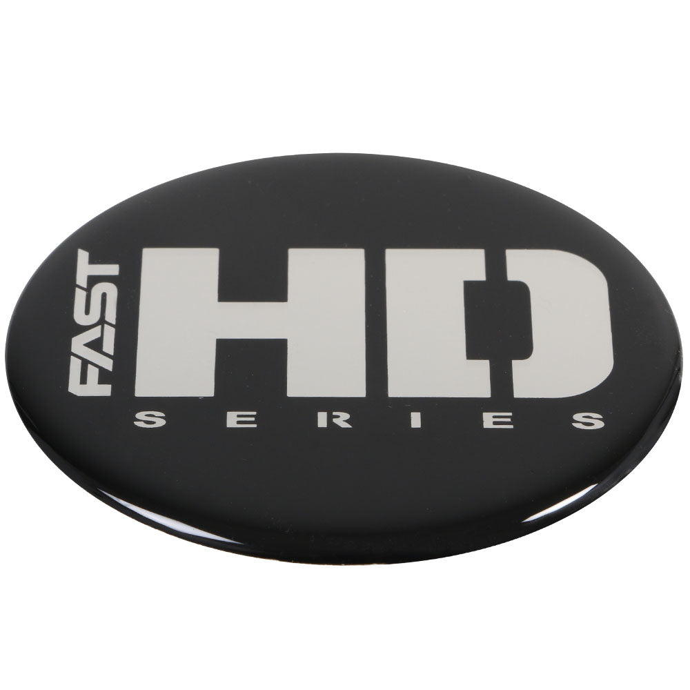 Black Emblem With Chrome (FAST HD series) Logo - Flat