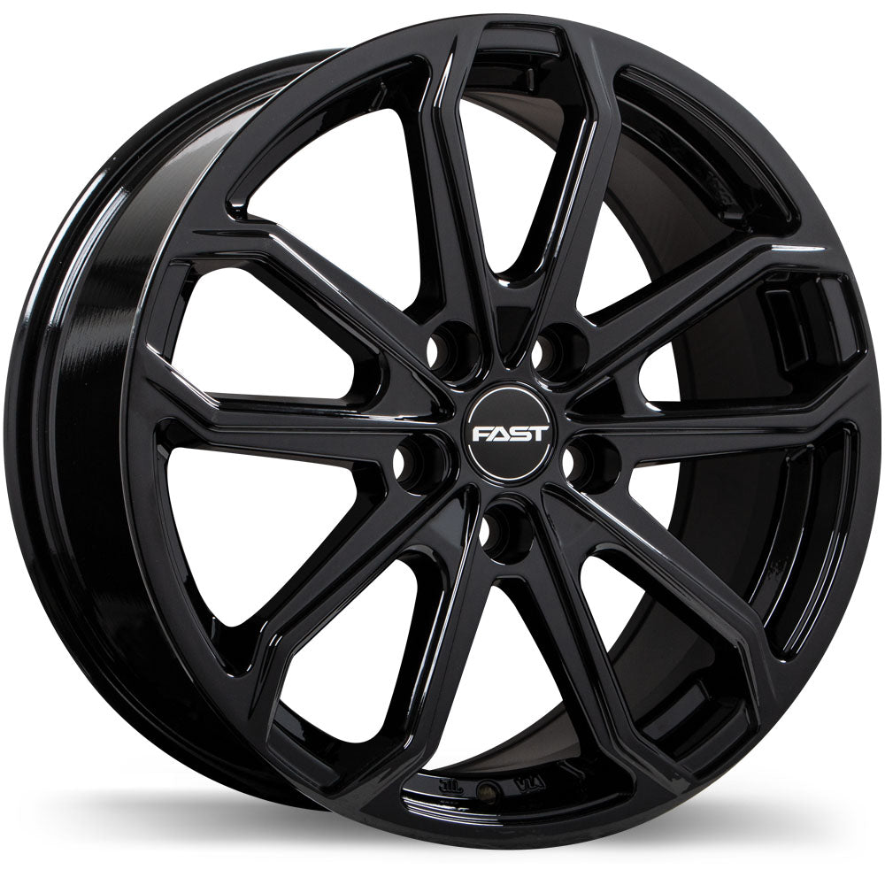 Fast Wheels Impression 17x7.5 5x114.3 +45 72.6 Gloss Black