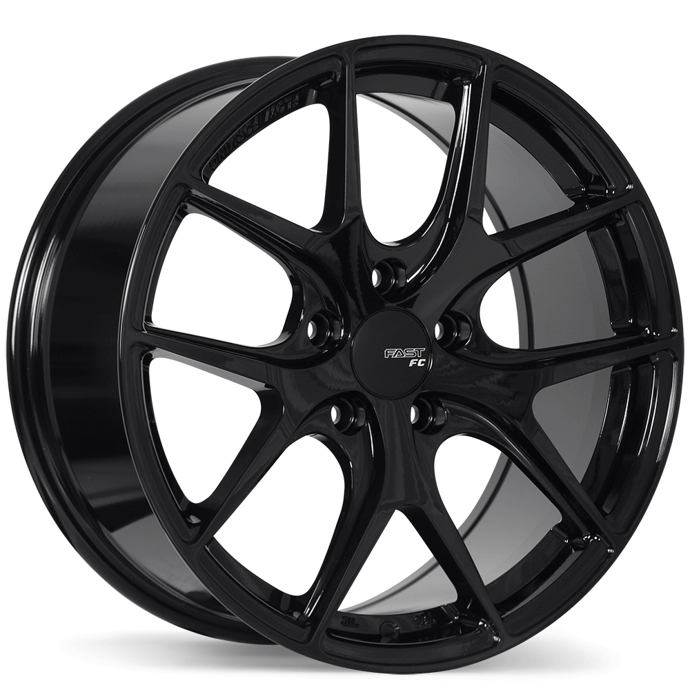 Fast Wheels FC04 20x8.5 5x114.3mm +35 72.6 Metallic Black