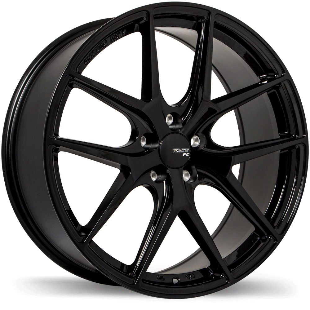 Fast Wheels Fc04 20x8.5 5x112 +35 72.6 Metallic Black
