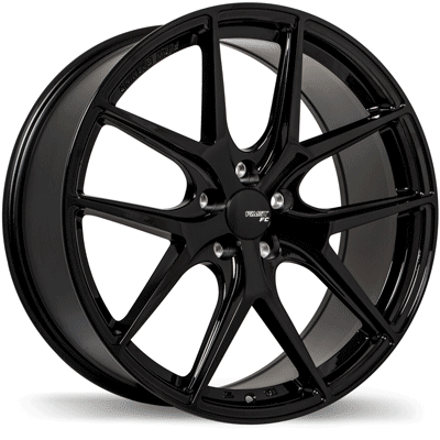 Fast Wheels Fc04 20x9.5 5x105mm +45 72.6 Metallic Black