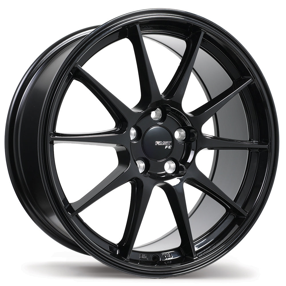 Fast Wheels FC08 19x8.0 5x114.3mm +40 72.6 Gloss Black