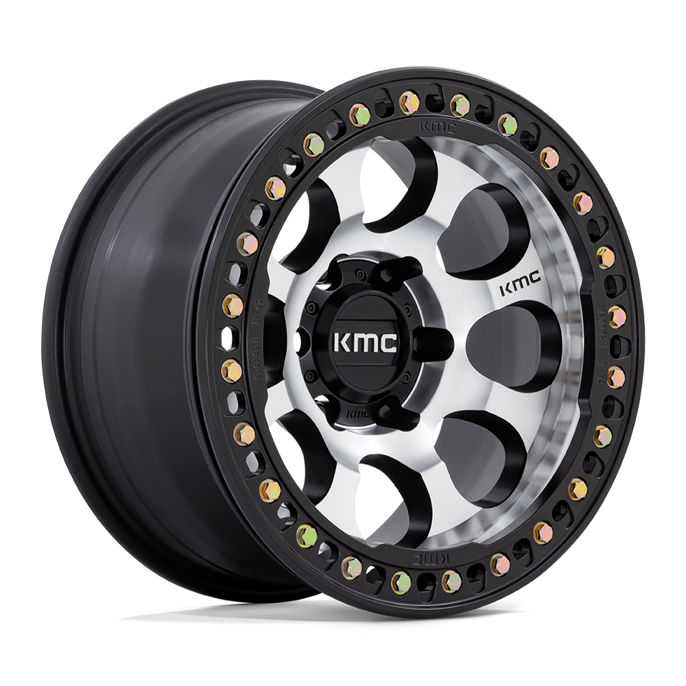 KMC Km237 Riot Beadlock 17x8.5 6x139.7 0 108 Machined Face Satin Black –  TheWheelShop.ca