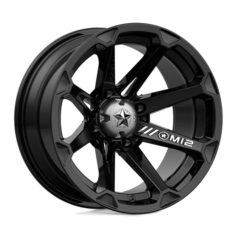 MSA Offroad Wheels M12 Diesel 14x7 4x110 -47 86 Gloss Black