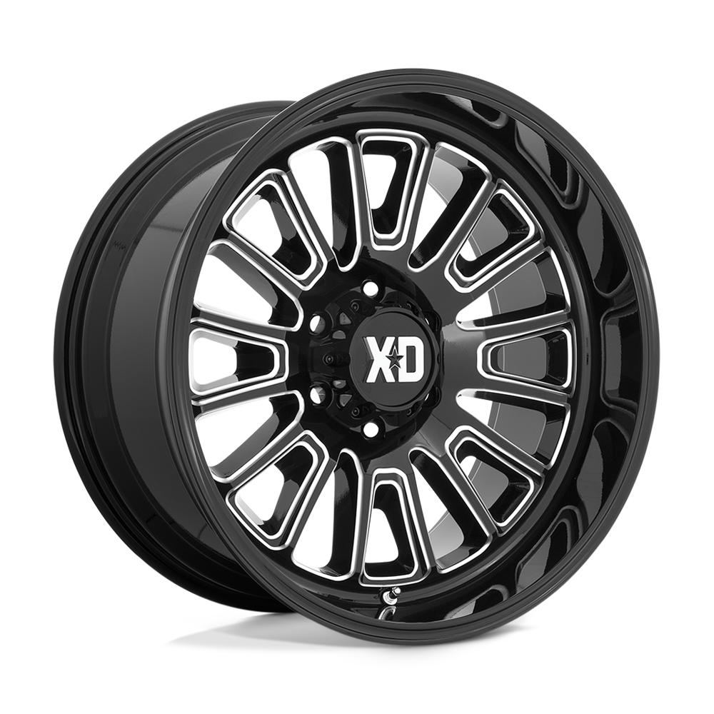 XD WHEELS XD864 ROVER 22X12 8X165.1 -44 125.1 GLOSS BLACK MILLED