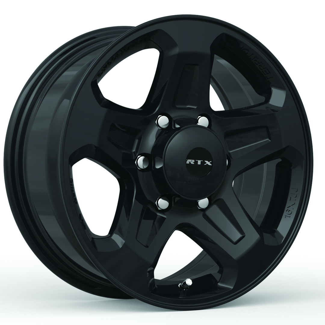 RTX COURIER 16X7 6X130 30 84 GLOSS BLACK - TheWheelShop.ca
