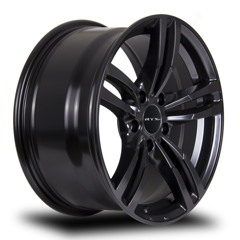 RTX GRAZ 17X8 5X112 35 66.6 SATIN BLACK - TheWheelShop.ca