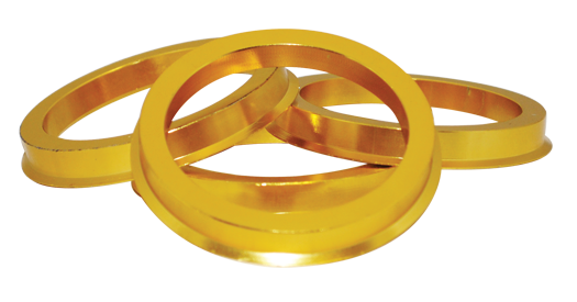 Aluminum Hub Centric Rings OD 72.6mm ID 64.1mm Set of 4