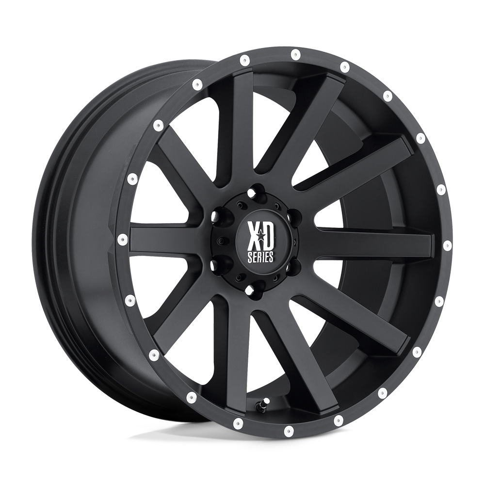 XD WHEELS XD818 HEIST 20X9 6X114.3 30 72.56 SATIN BLACK