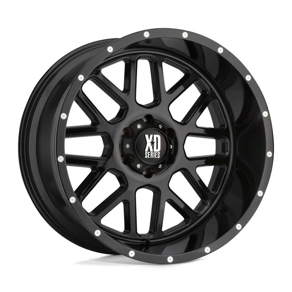 XD WHEELS XD820 GRENADE 18X9 6X135 -12 87.1 GLOSS BLACK