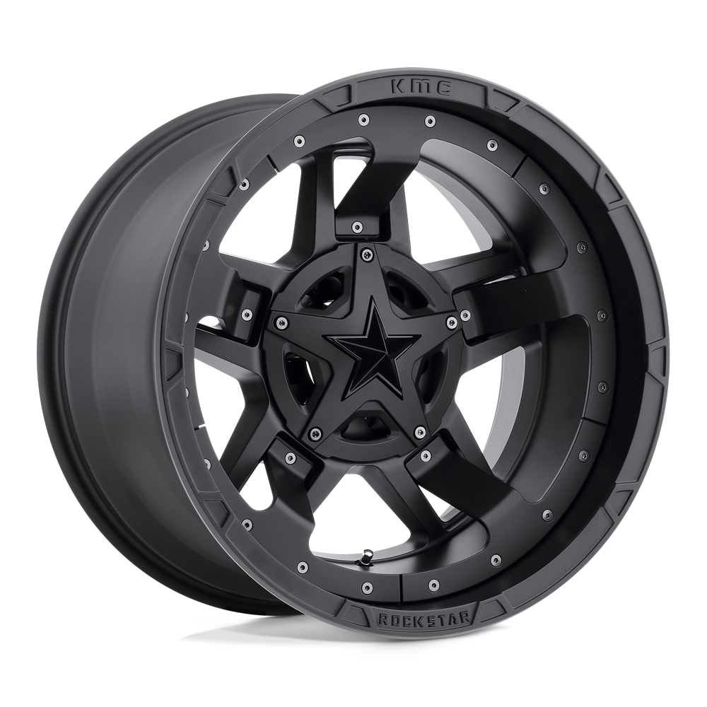 XD WHEELS XD827 ROCKSTAR III 17X8 6X120 / 6X139.7 20 78.1 MATTE BLACK
