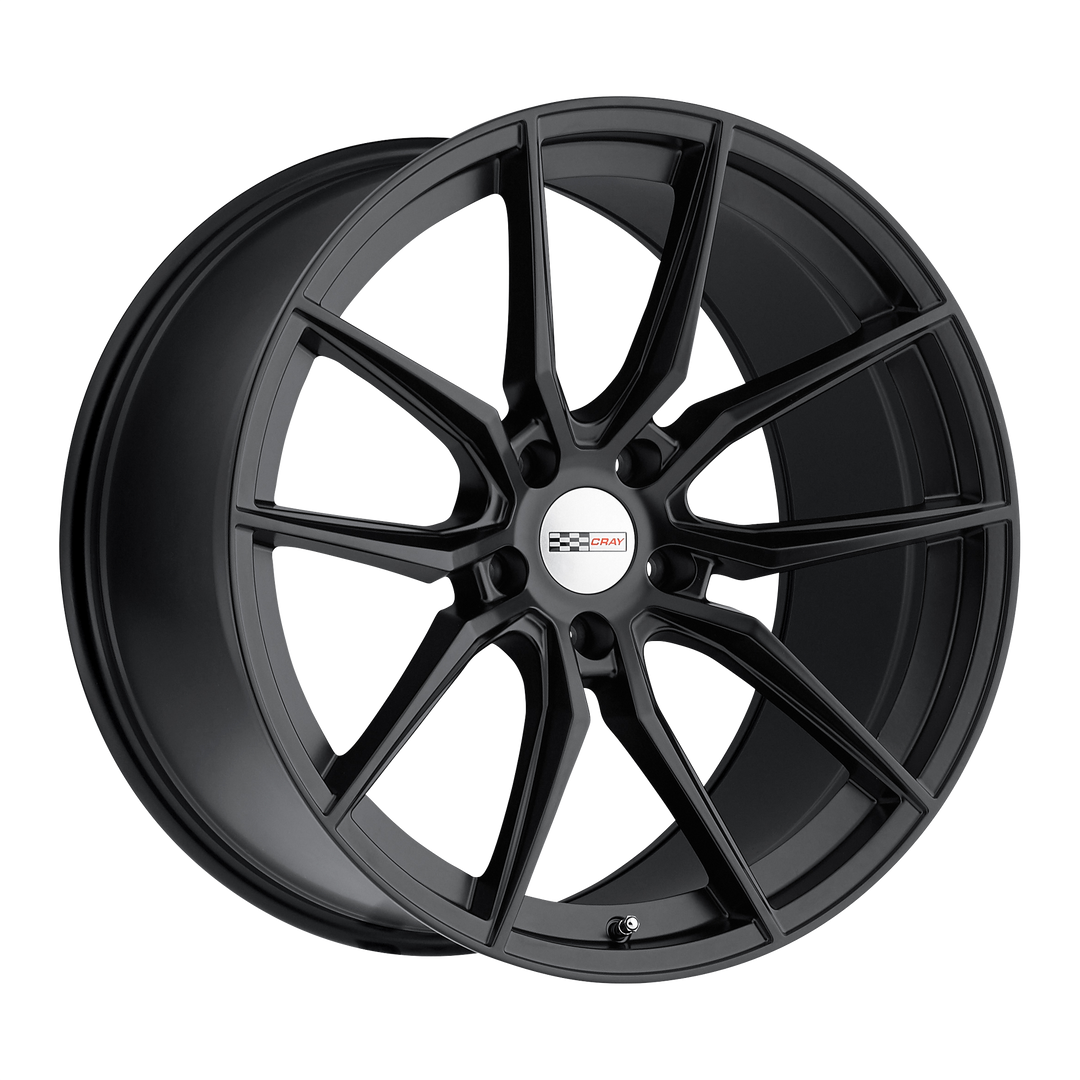 CRAY SPIDER 19X10.5 5X120.65 65 70.3 MATTE BLACK