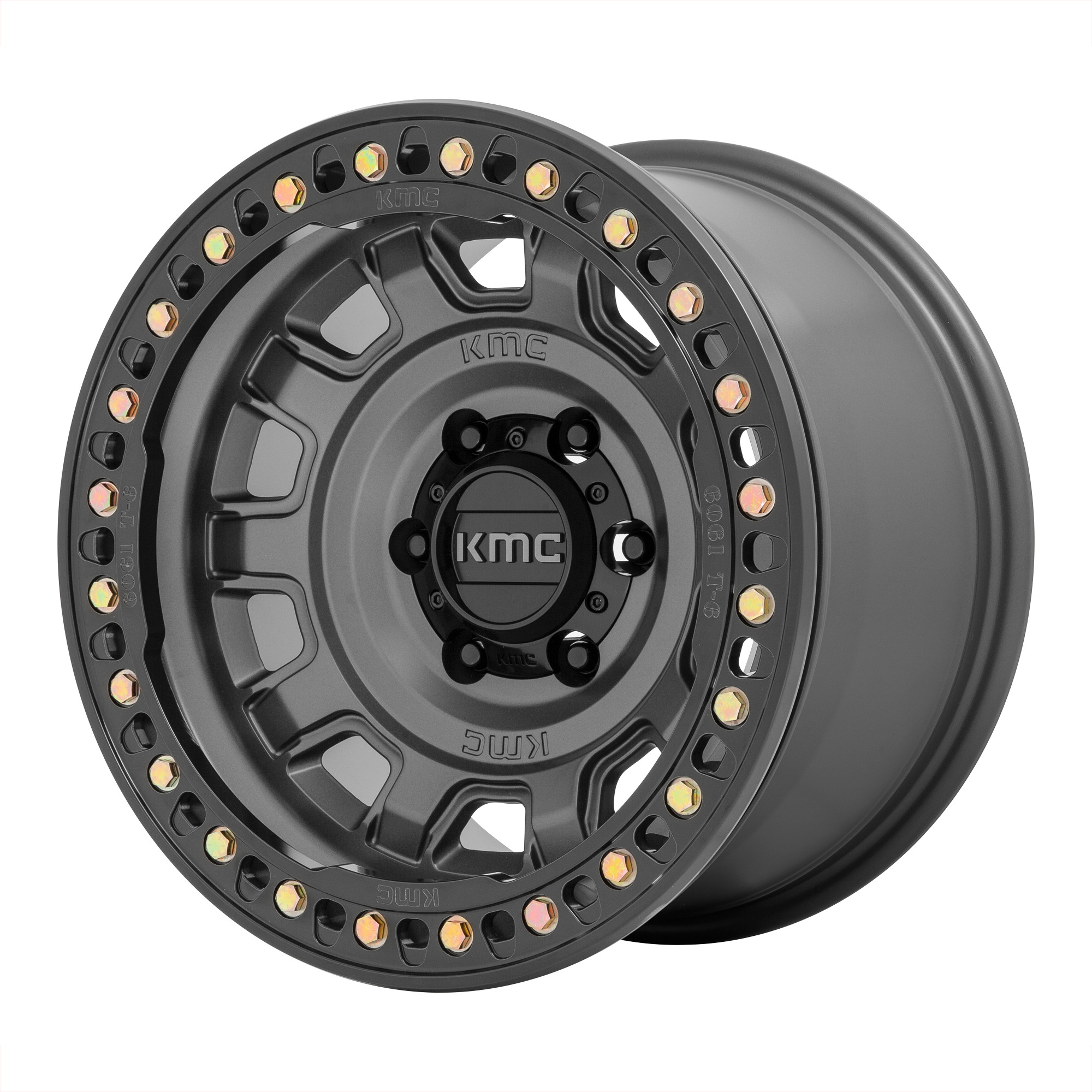 KMC Wheels Km236 Tank Beadlock 17x9 6x139.7 -15 108 Anthracite