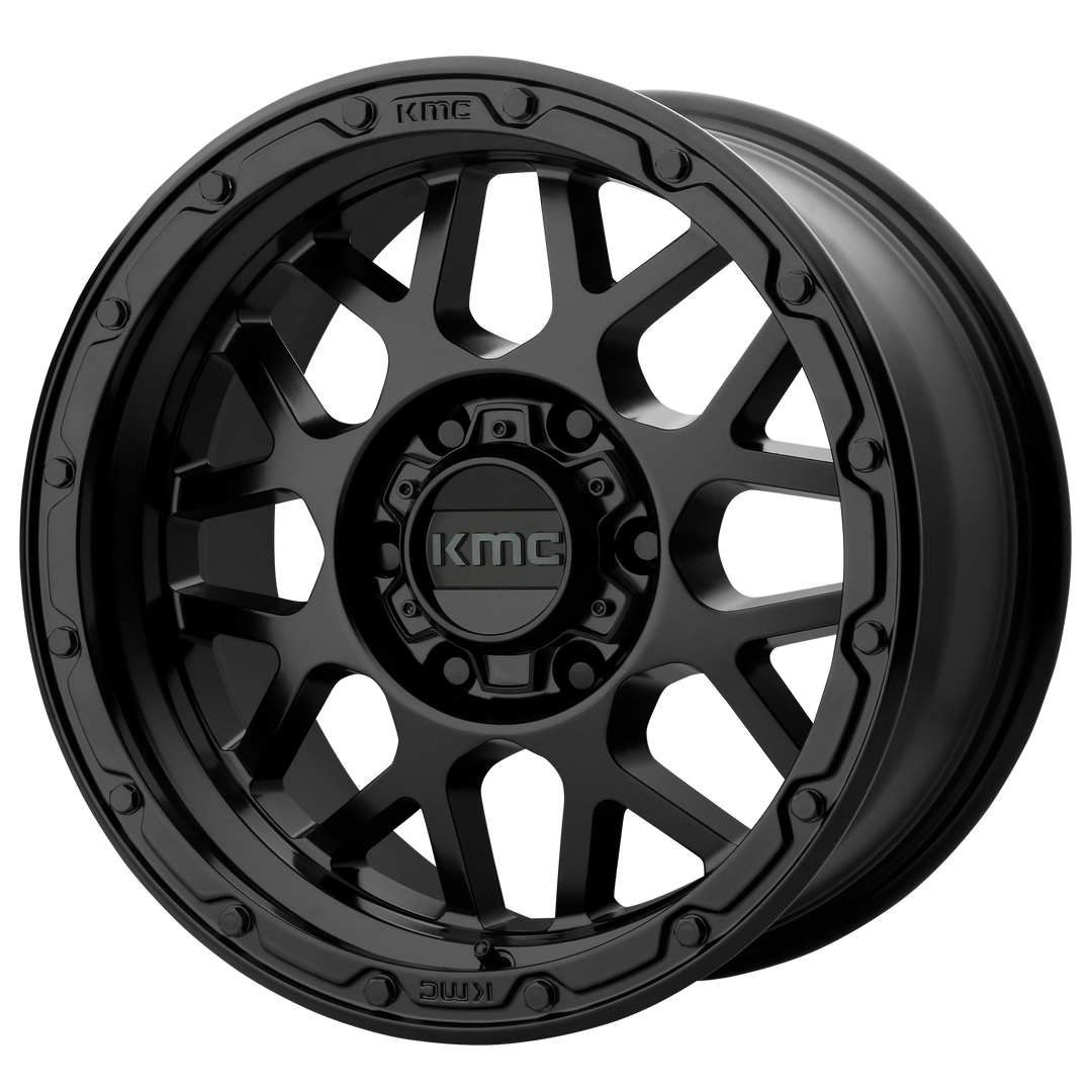 KMC WHEELS KM535 GRENADE OFF-ROAD 17X9 6X135 18 87.1 MATTE BLACK