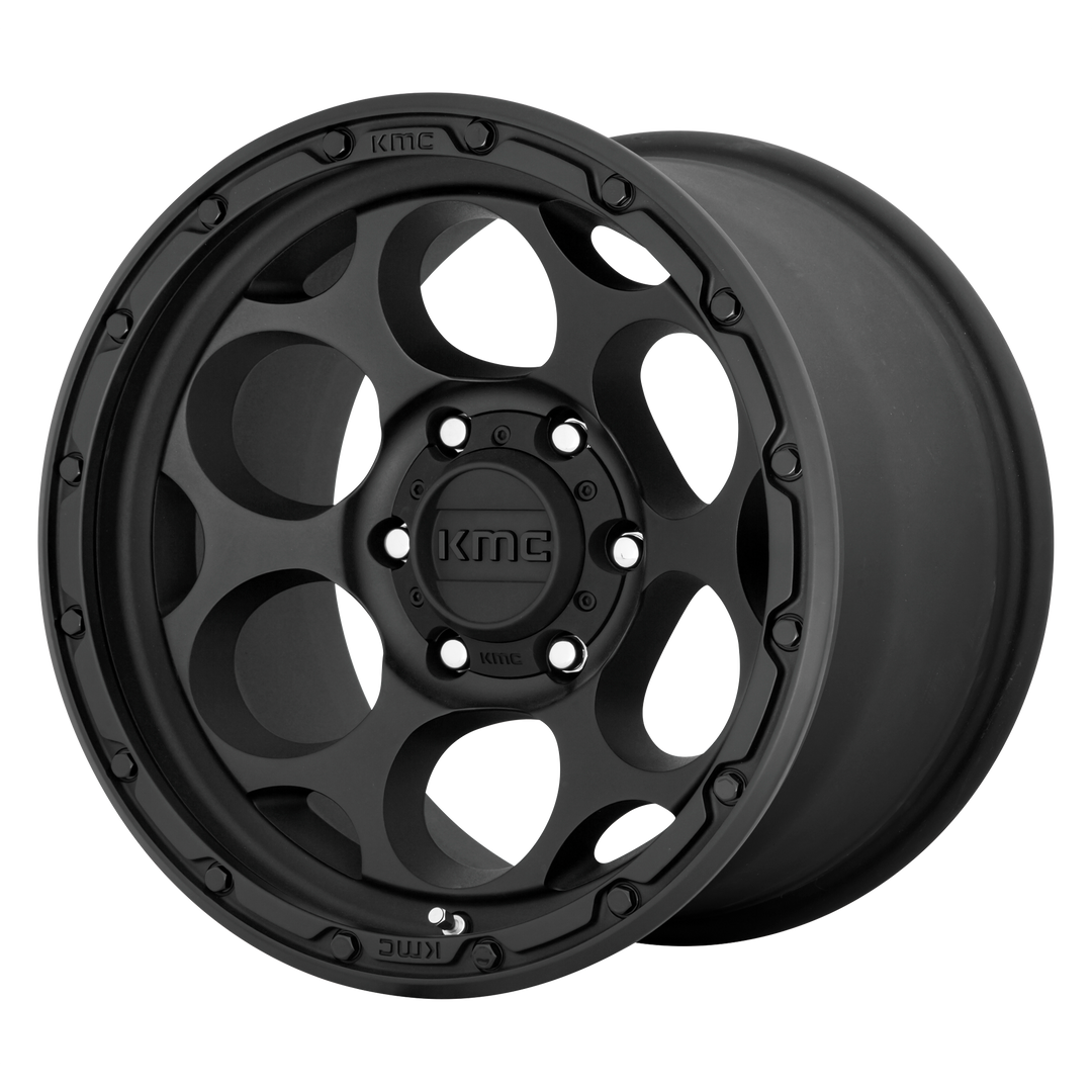 KMC WHEELS KM541 DIRTY HARRY 17X8.5 8X170 0 125.1 TEXTURED BLACK
