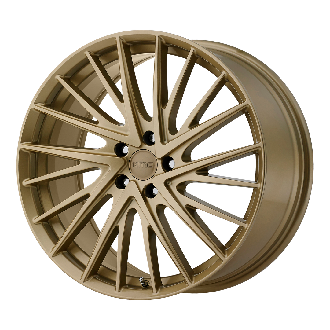 KMC WHEELS KM697 NEWTON 18X8 5X112 35 66.56 GOLD