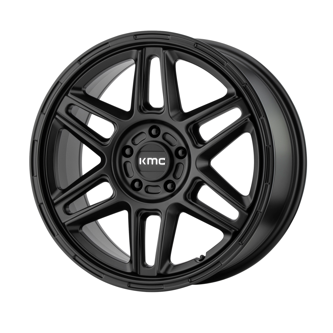 KMC WHEELS KM716 NOMAD 17X8 5X108 38 72.56 SATIN BLACK
