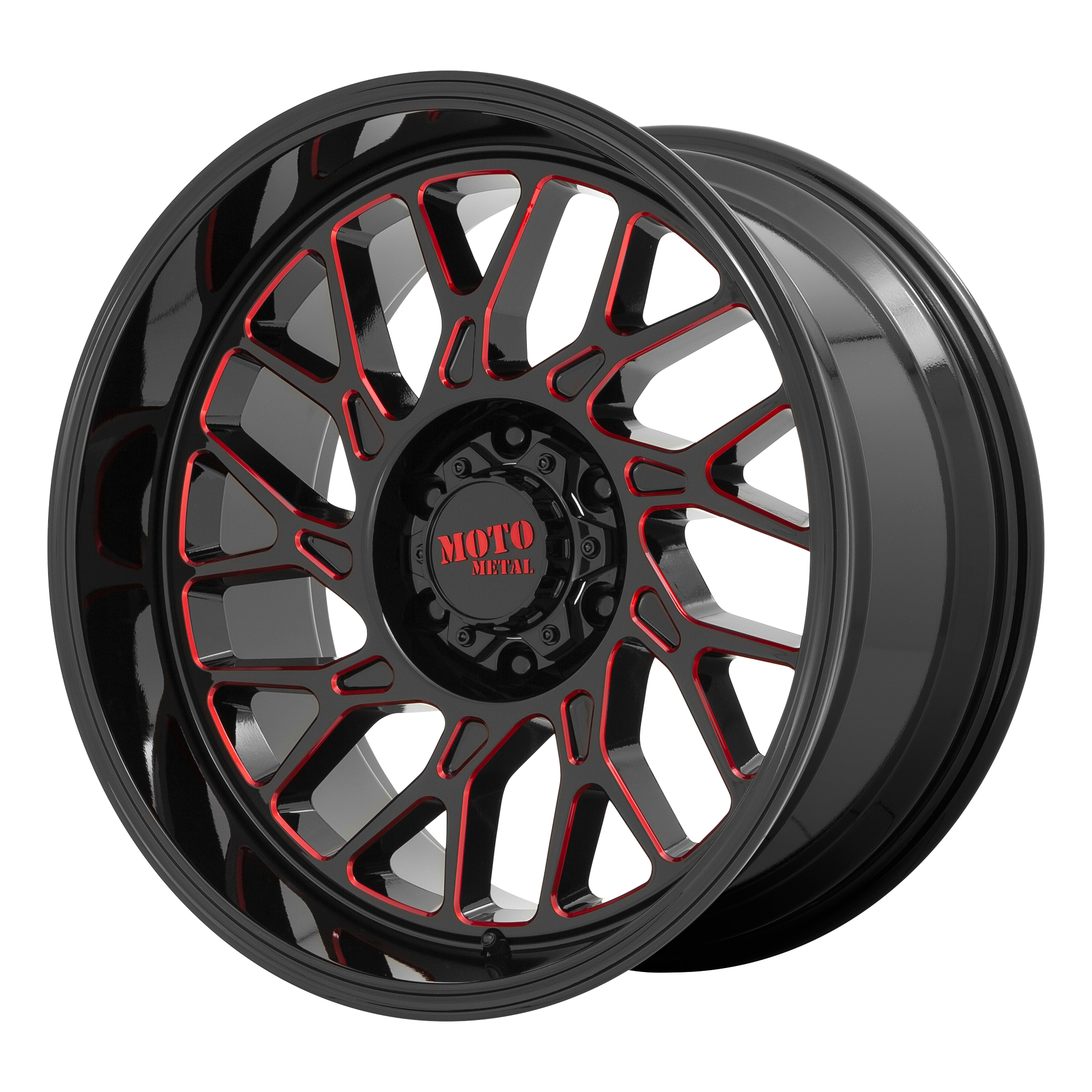 Moto Metal Mo805 22x10 6x139.7 -18 106.1 Gloss Black Milled