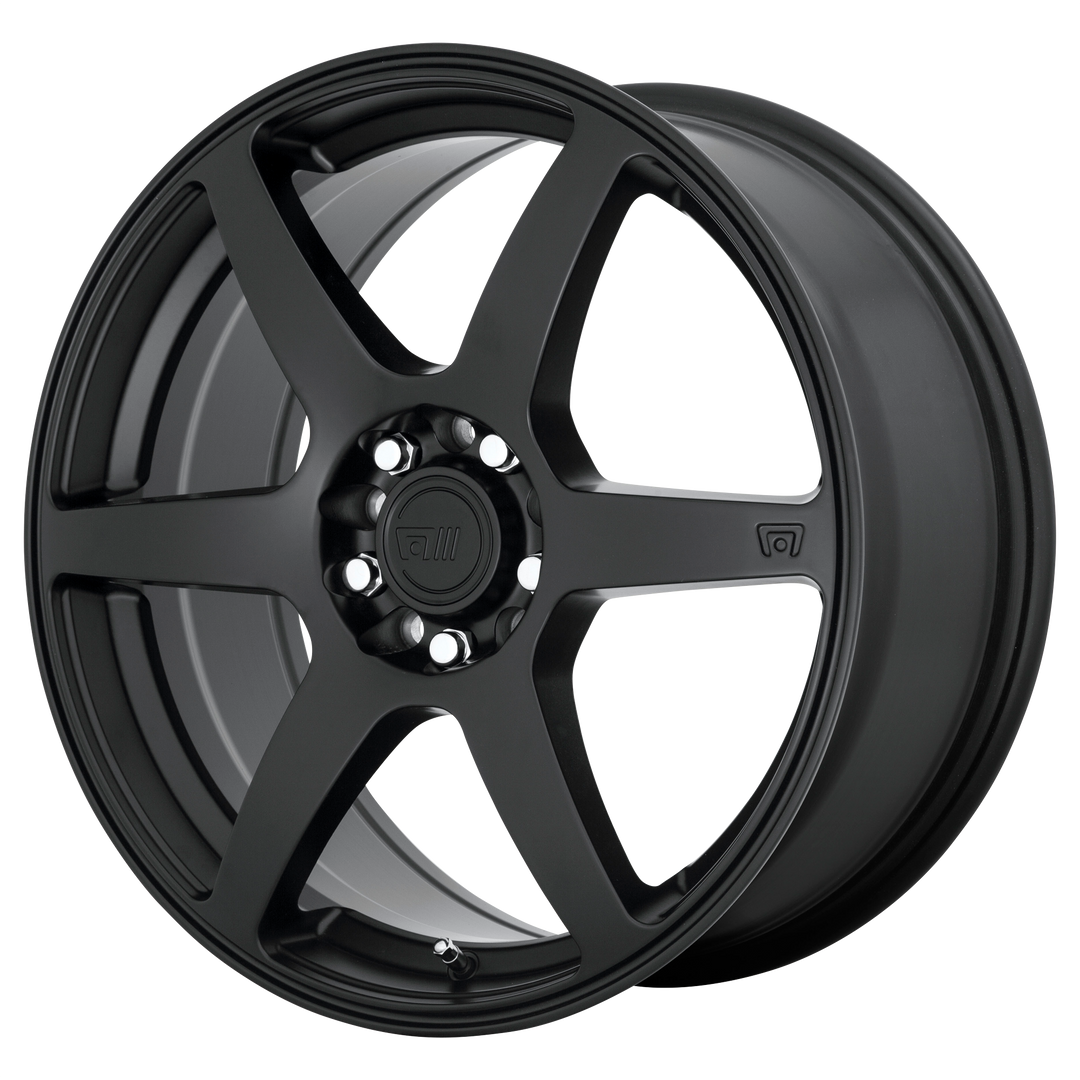 MOTEGI MR143 CS6 15X6.5 4X100 / 4X108 40 72.56 SATIN BLACK