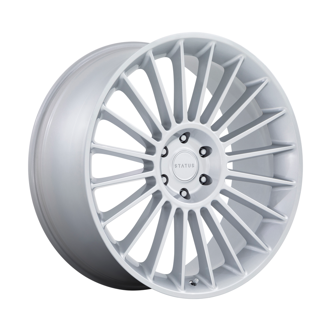 STATUS VENTI 22X9.5 5X112 20 66.56 GLOSS SILVER