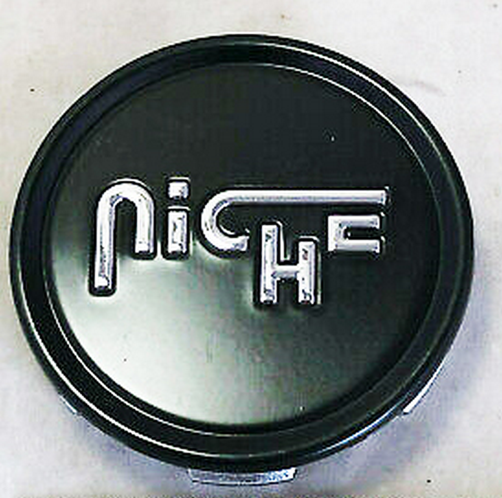 Niche 2.70" Flat Cap-flt Blk Silver Logo