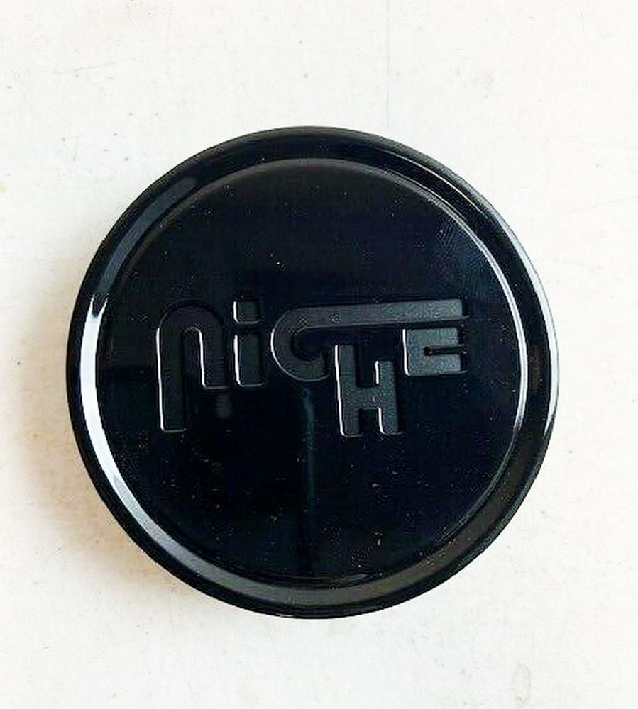 Niche 2.95"Flat Cap-gl-blk W/ Matte Logo
