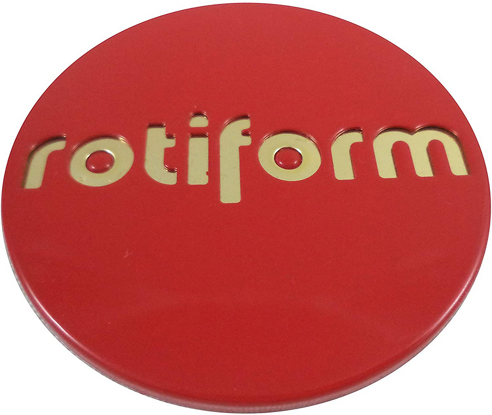 Rotiform 2.36"Snapin Cap-red W/gold Logo