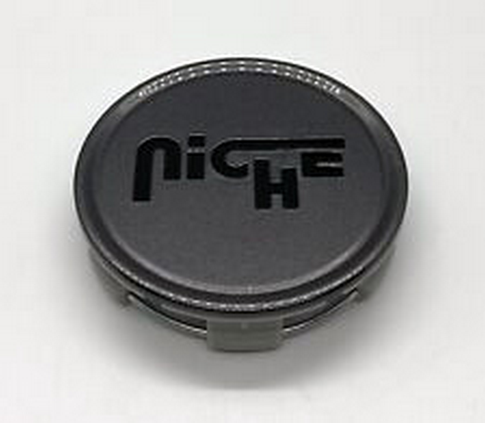 Flat Niche 3"O-ring Cap-gl-anth/blk Logo