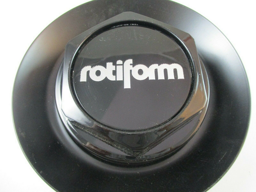 Rotiform Six Cap Assembly - Matte Black – TheWheelShop.ca