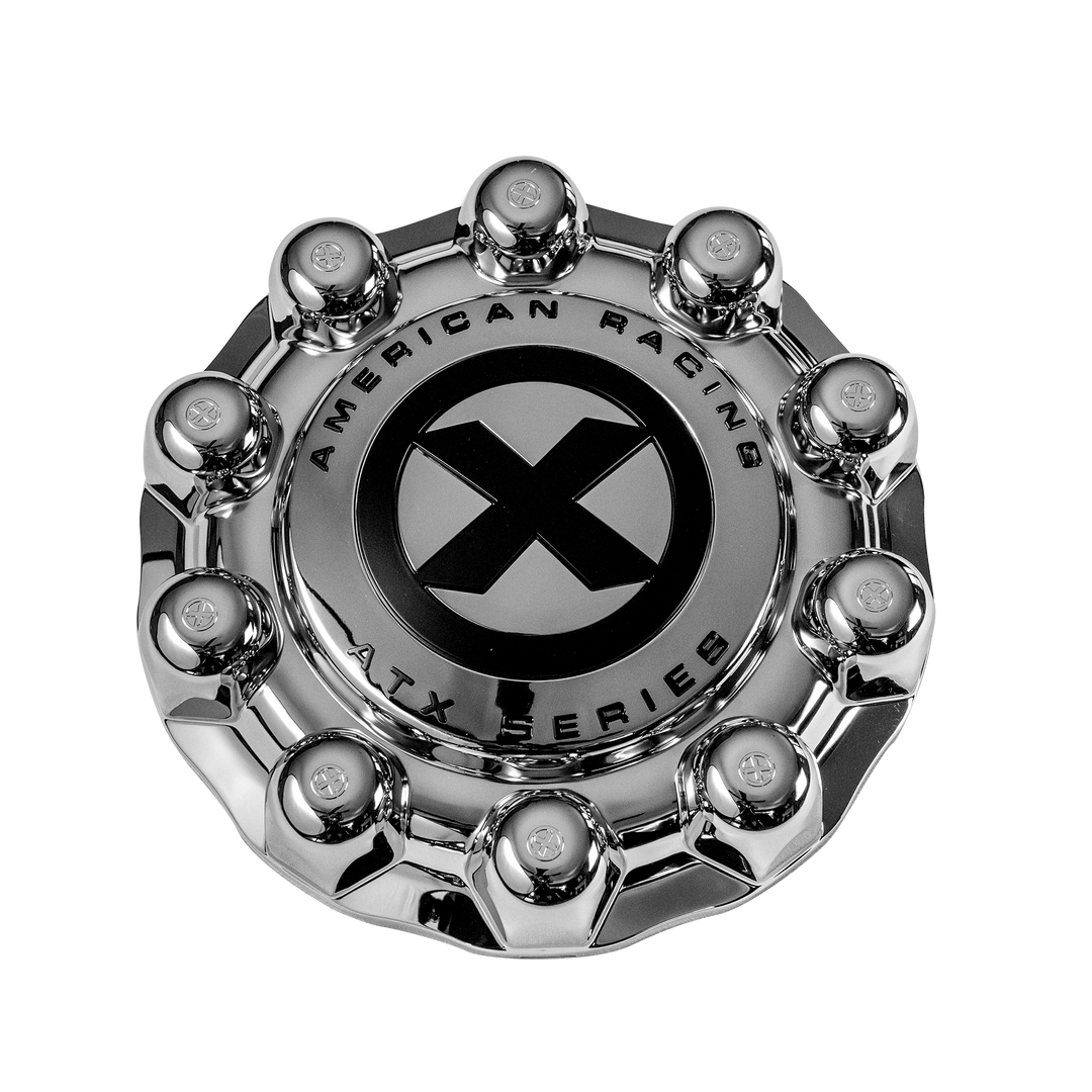 Atx Full Front Snap On  Cap Cover Chrome