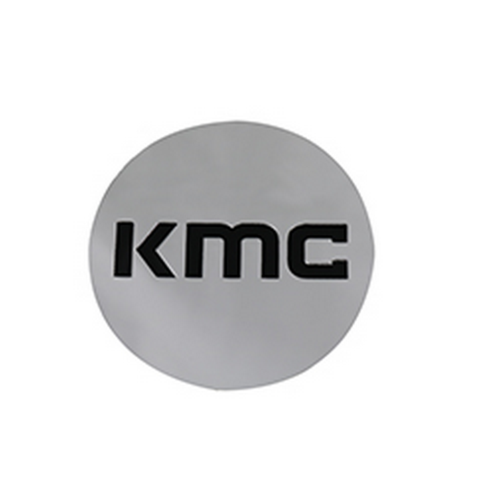 Km704 Cap Snap In - Chrome Black Logo