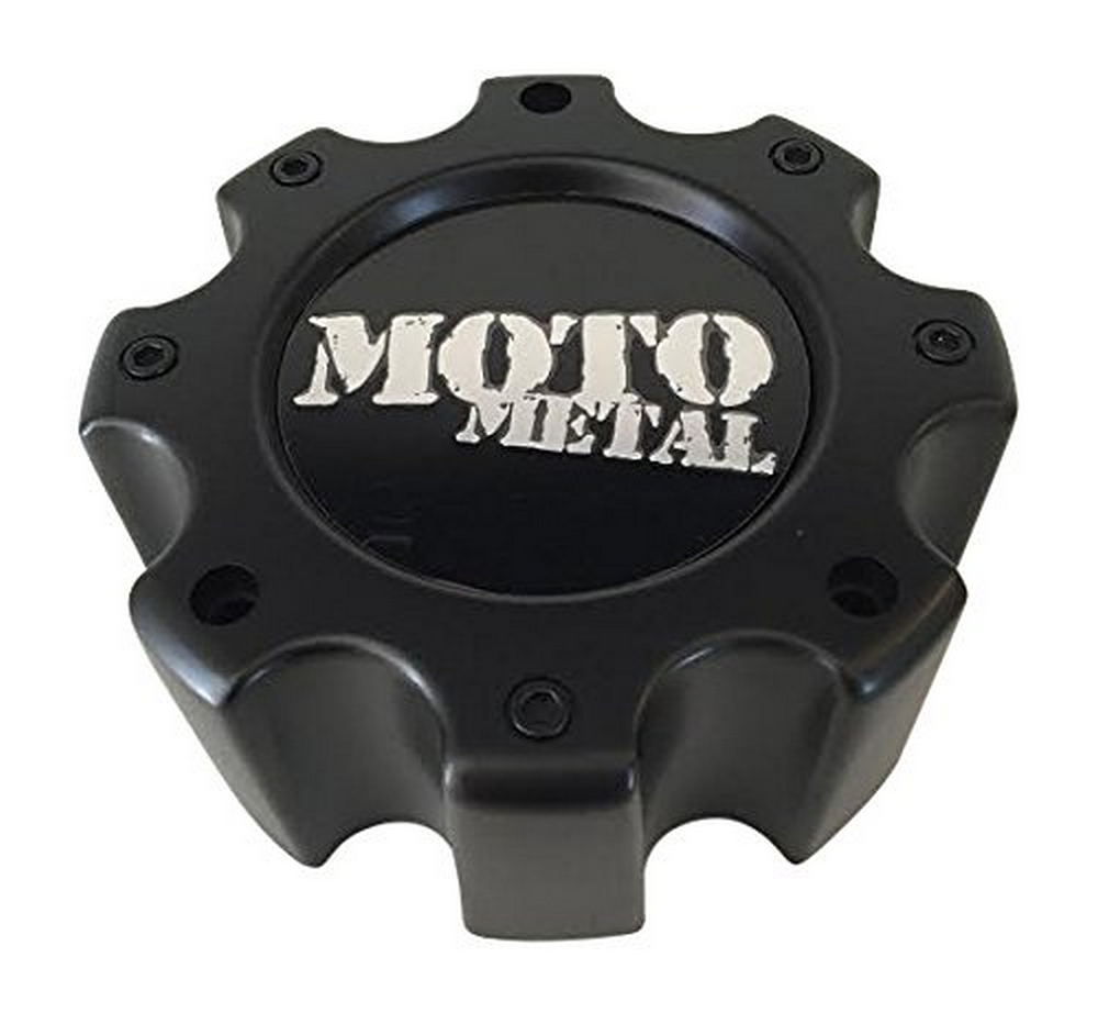 Moto Cap W/ Spacer 8 Lug - Matte Black