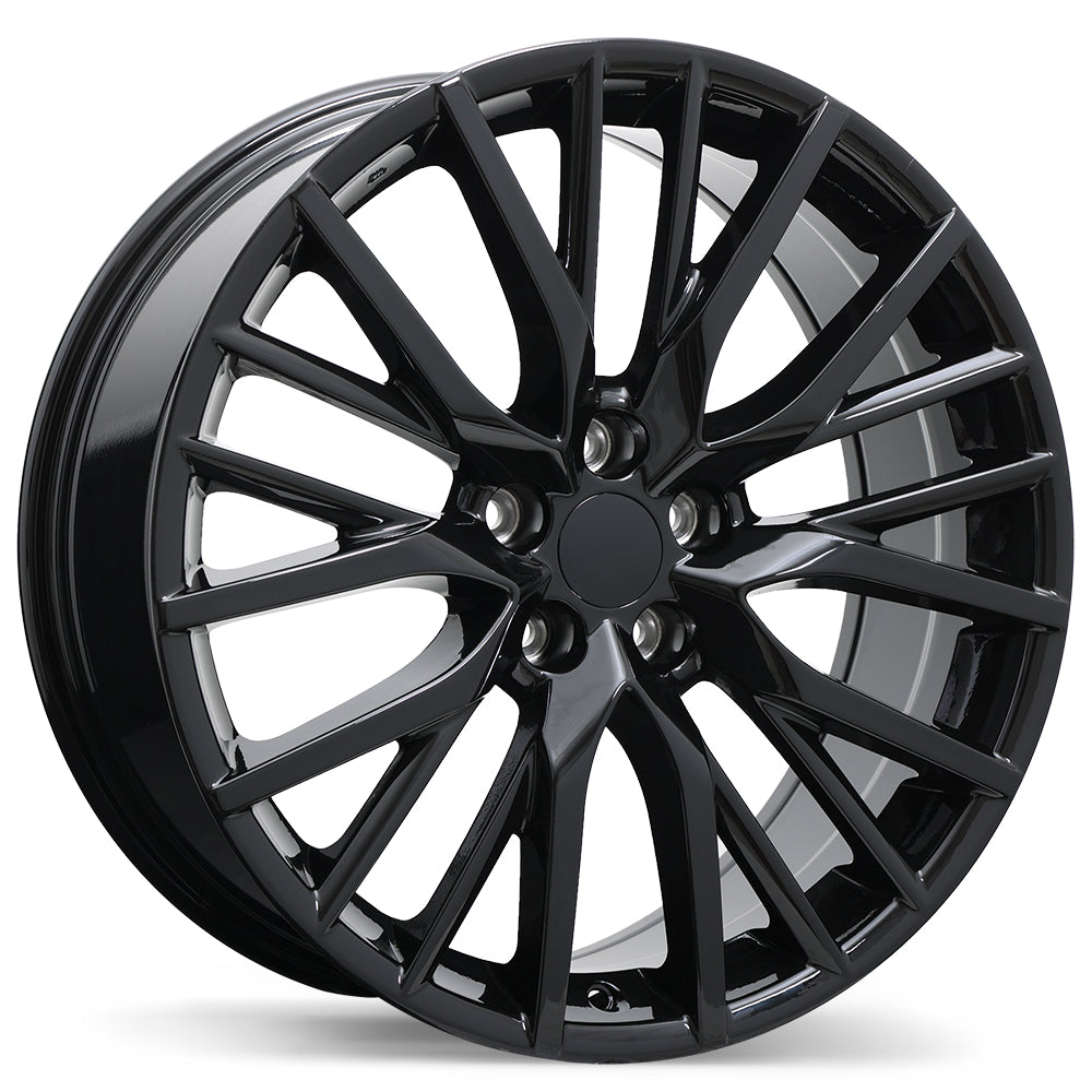 Replika R224 20x8.0 5x114.3mm +30 60.1mm Gloss Black