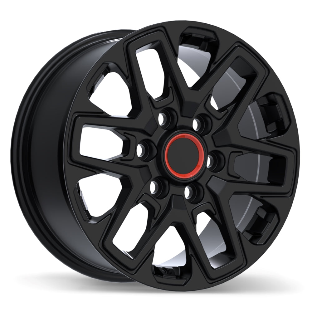 Replika R262 17x8.0 6x139.7mm +55 95.1mm Satin Black – The Wheel Shop ...