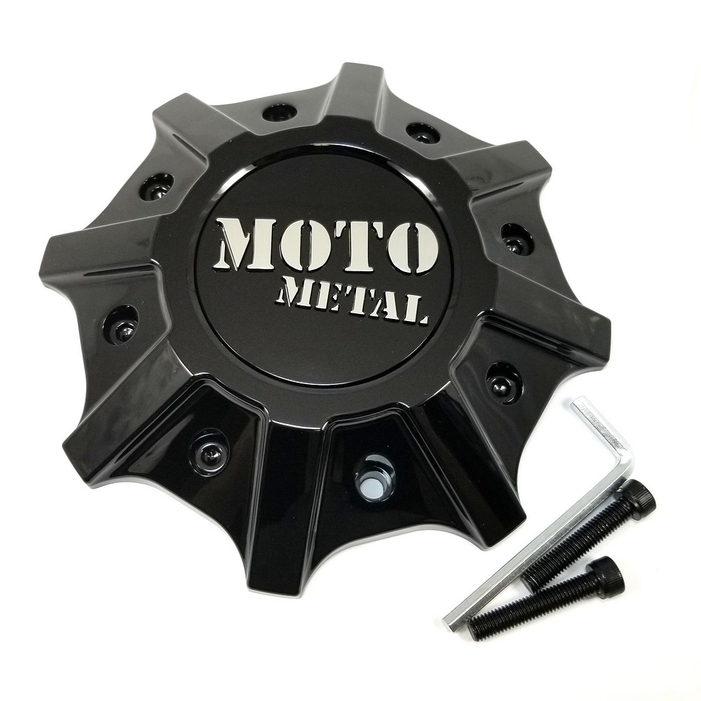 Moto Cap (20x9 +18 Only) - Gloss Black