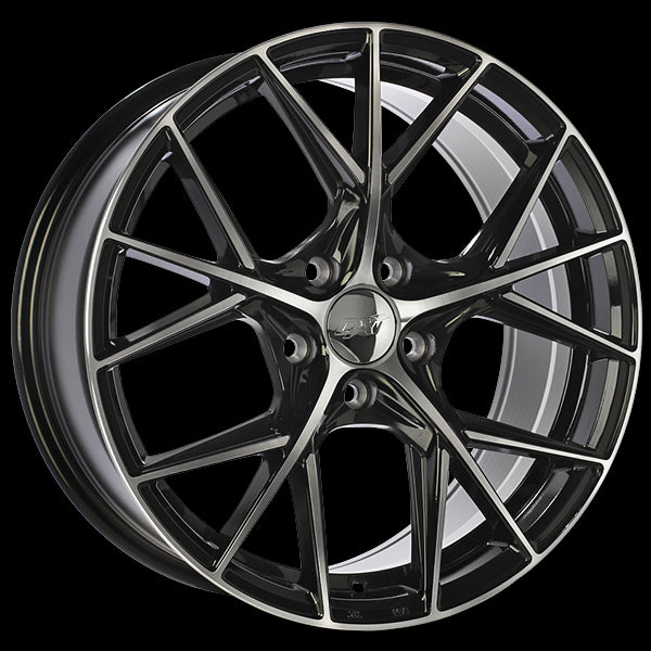 DAI Wheels A-Spec 16x7.0 5x114.3 40 67.1 Gloss Black - Machined Face