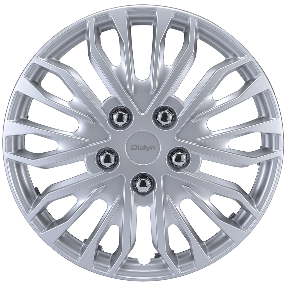 Dialyn Hubcaps Style 136 - 17" Silver - Set Of 4