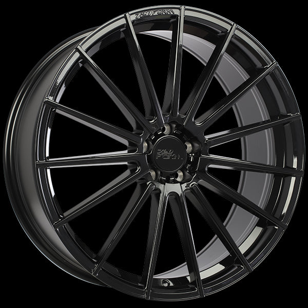 720 Form FF12 20x9 5x112 35 66.6 Gloss Black – TheWheelShop.ca