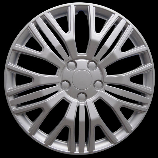 DAI Snap-On Hubcaps - 17'' Silver - Set Of 4