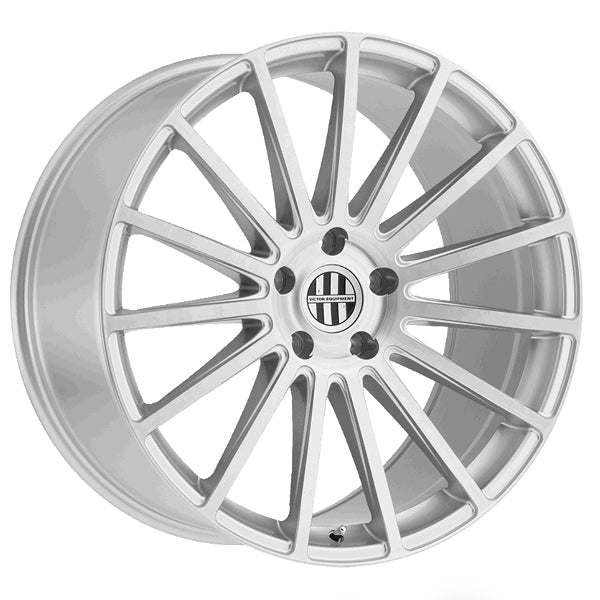 Victor Equipment Sascha 18x10.5 5x130 55 71.5 Silver W/ Brushed Machined Face