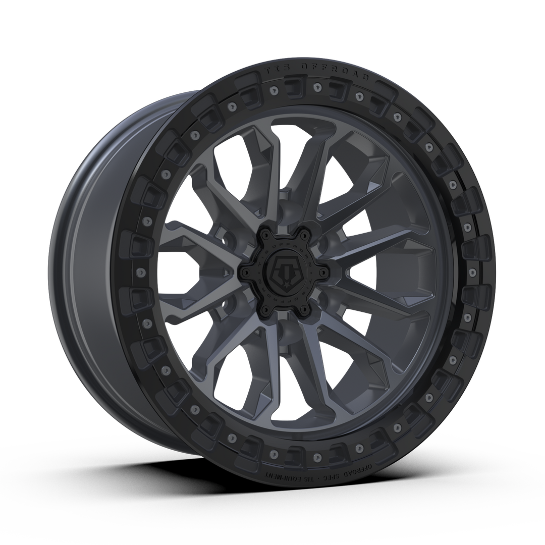 TIS WHEELS 556AB 22X12 -44 8X180 0 SATIN ANTHRACITE WITH BLACK SIMULATED BEAD RING