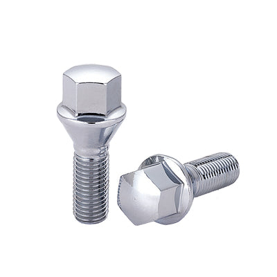 Acorn Chrome Bolt 60° Seat-14x1.25mm-40mm Shank-17mm Hex-Premium