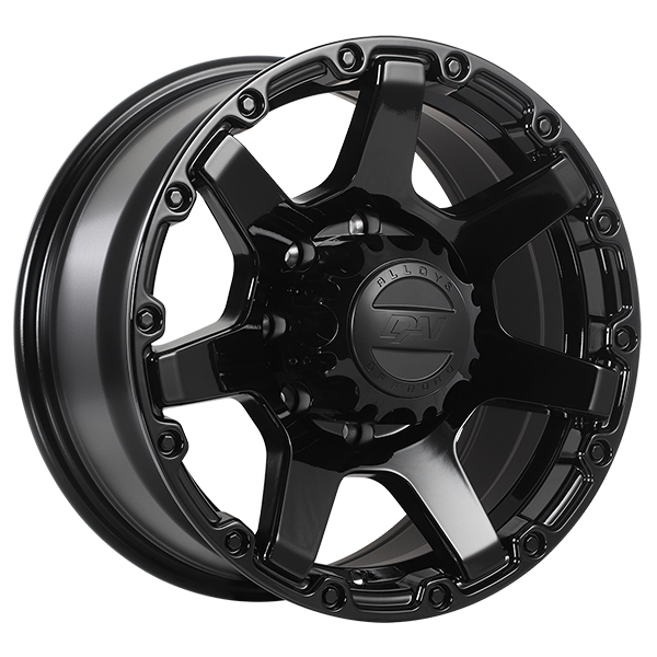 DAI Wheels Barrett 17x8.0 8x180 20 124.3 Gloss Black – The Wheel Shop ...