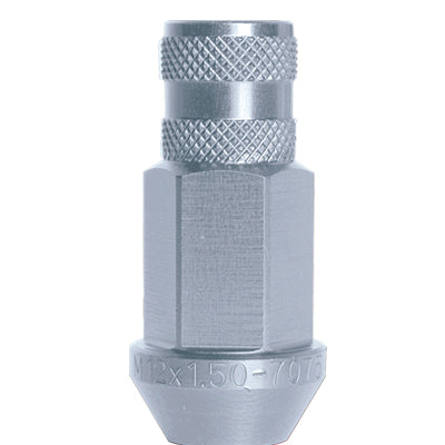 Acorn Knurl Aluminum Nut 1PC 60° Bulge-12x1.25mm-19mm Hex